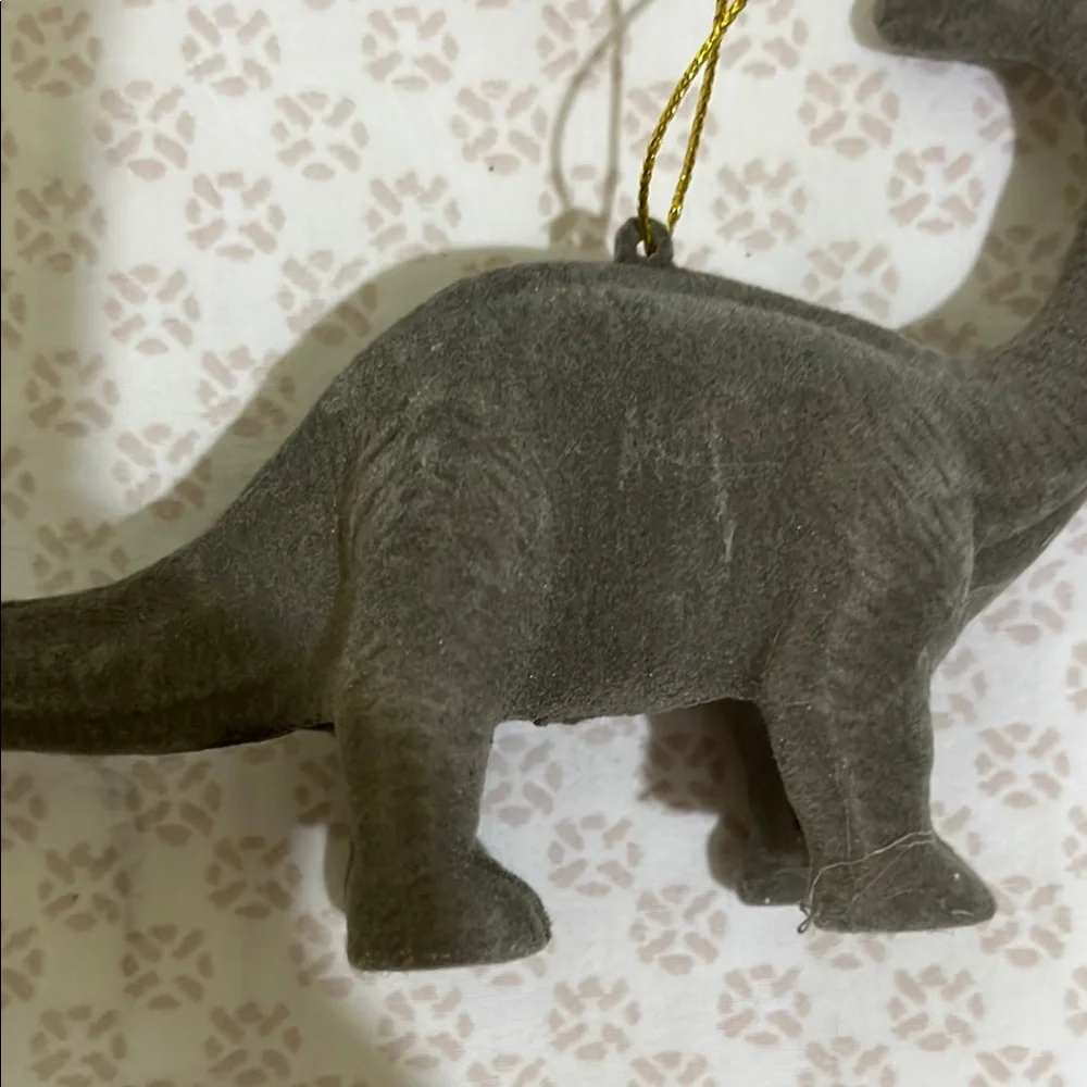 Target Gold and Gray Dinosaur Ornaments